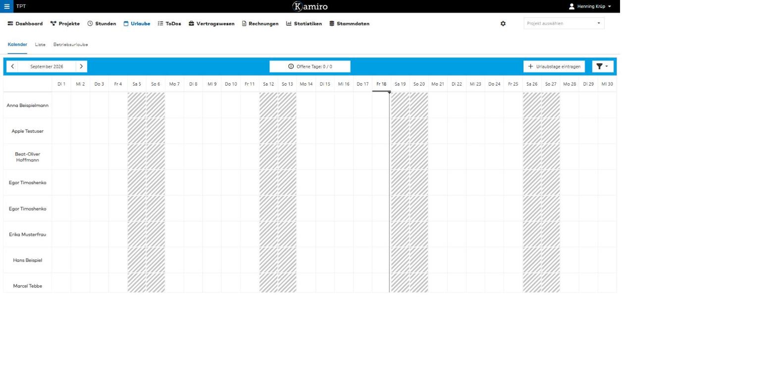 Urlaubskalender